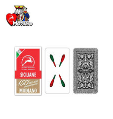 SICILIANE 150 ROSSO CARTE DA GIOCO MODIANO ART.300083 PZ1 - koseakasa