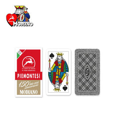 PIEMONTESI 150 ROSSO CARTE DA GIOCO MODIANO ART.300109 PZ1 - koseakasa