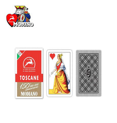 TOSCANE 150 ROSSO CARTE DA GIOCO MODIANO ART.300119 PZ1 - koseakasa