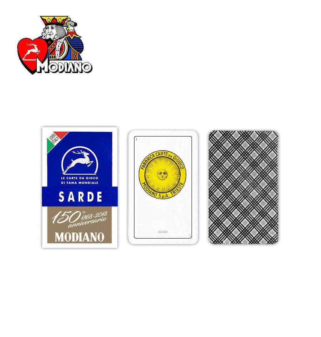 SARDE 150 BLU CARTE DA GIOCO MODIANO ART.300147 PZ1 - koseakasa
