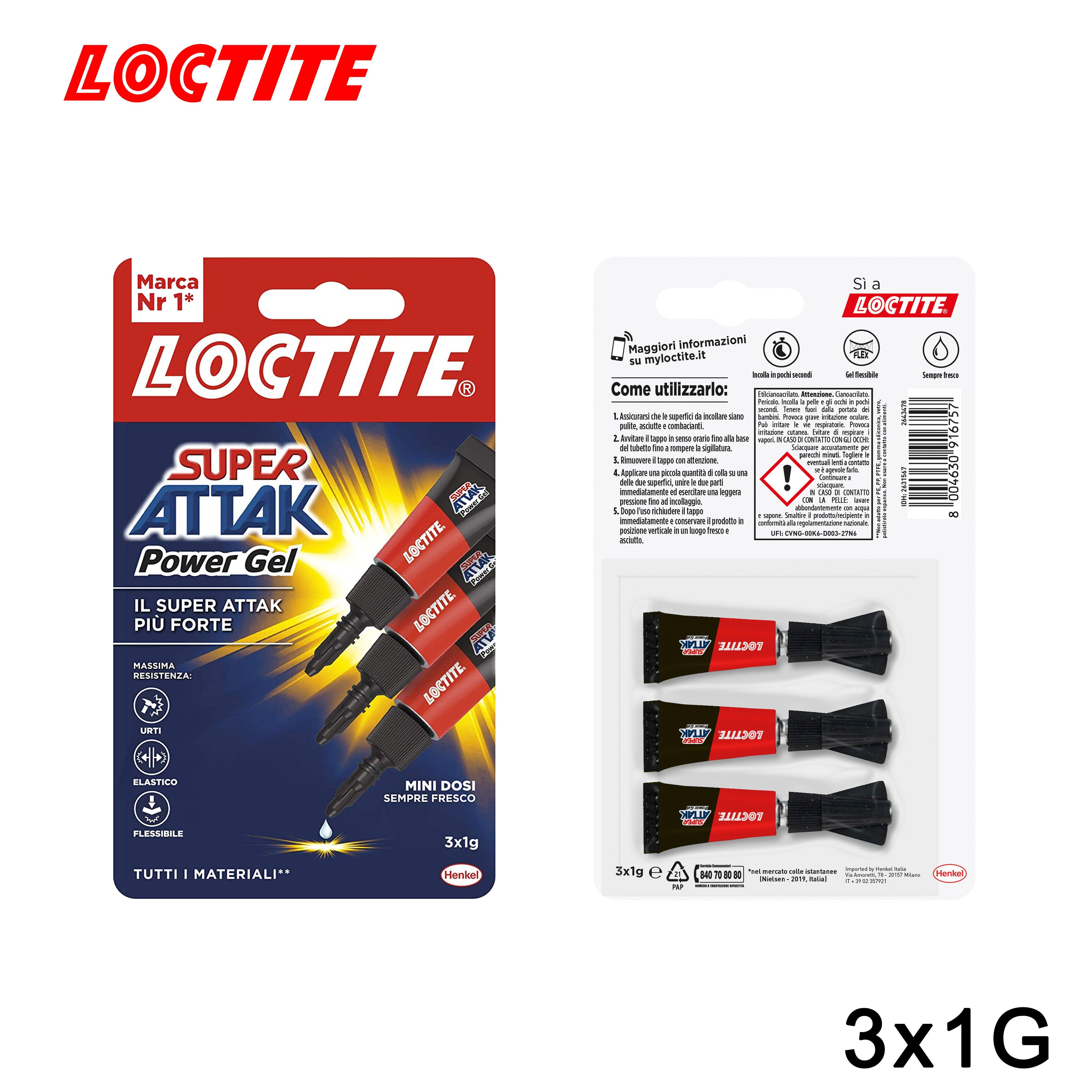 SUPER ATTAK 3X1GR POWER GEL COLLA BL1 - koseakasa