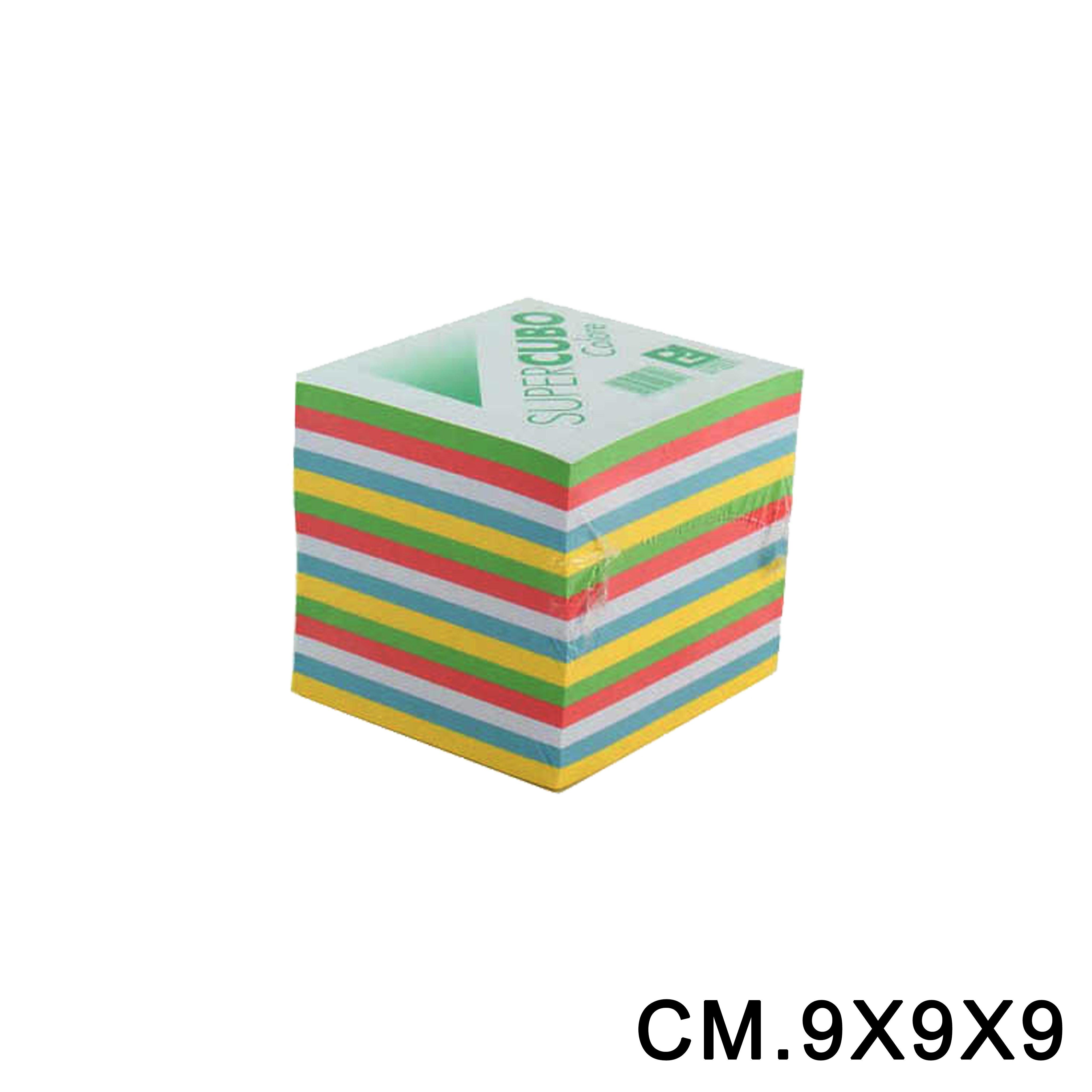 CUBO COLORATO 9X9X9 CM. ART.10801 PZ1 - koseakasa