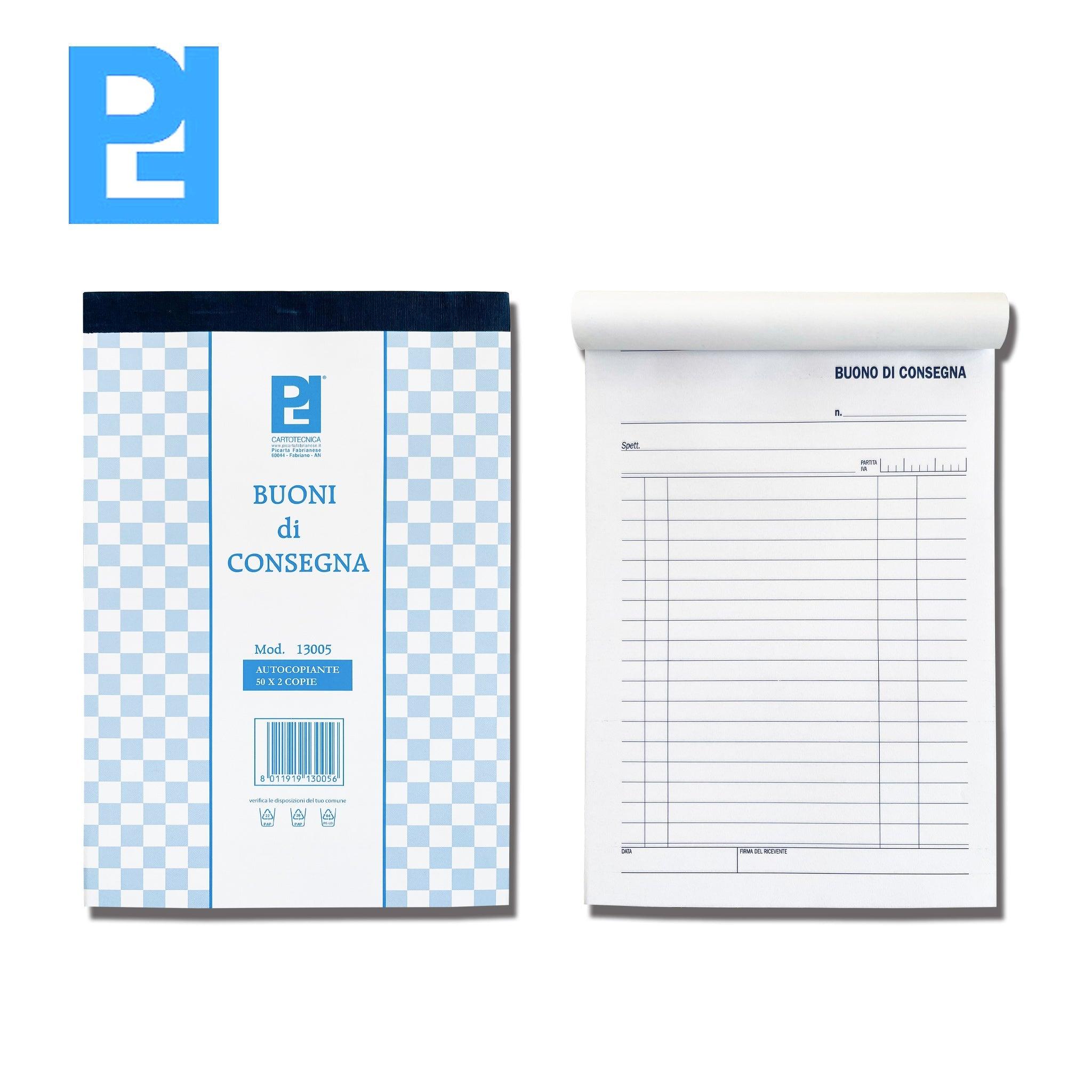 BUONI CONSEGNA 50FG X 2COPIE 15X22 PICARTA ART.13005 PZ1 - koseakasa