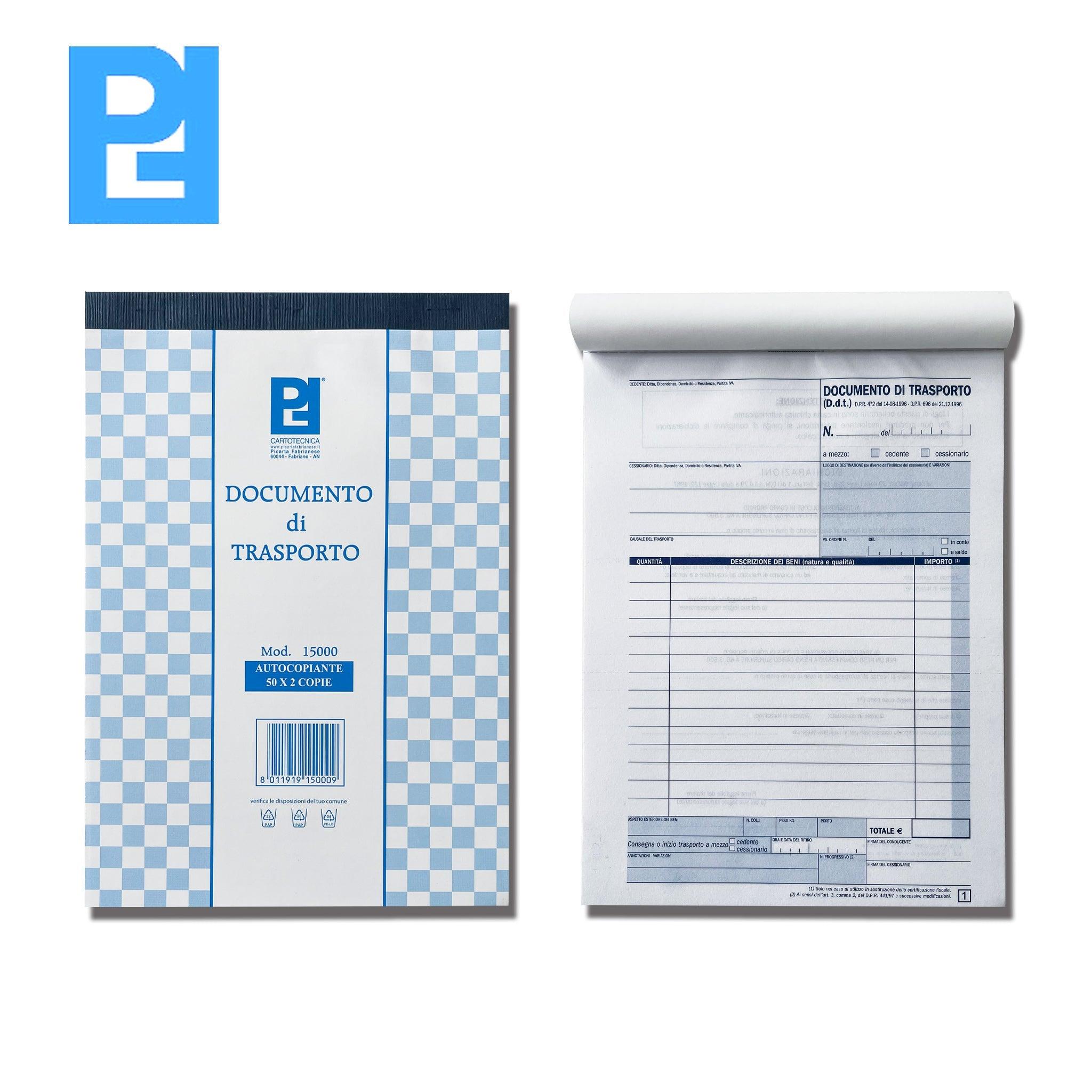 DDT 50FG X 2COPIE 15X22 PICARTA ART.15000 PZ1 - koseakasa