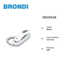BRONDI NEMO BIANCO CON CAVO - koseakasa