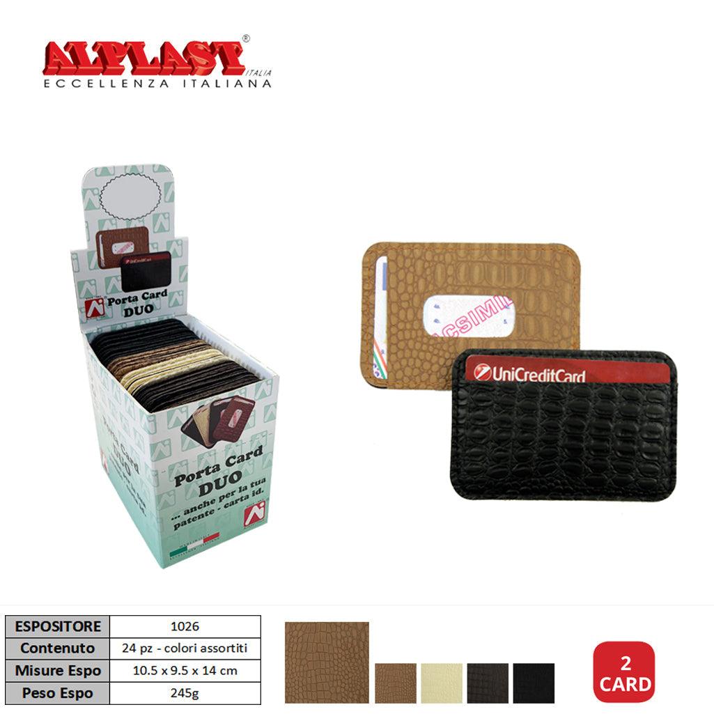 PORTA CARD 24PZ SIMILPELLE ALPLAST ART.1026-24 PZ1 - koseakasa