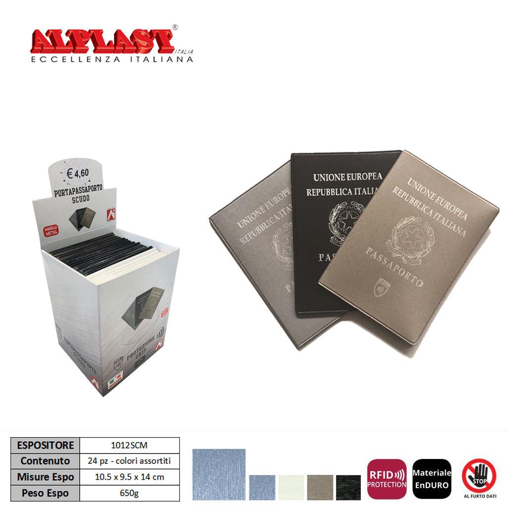 PORTA PASSAPORTO 24PZ SCUDO METAL ALPLAST ART.1012SCM PZ1 - koseakasa