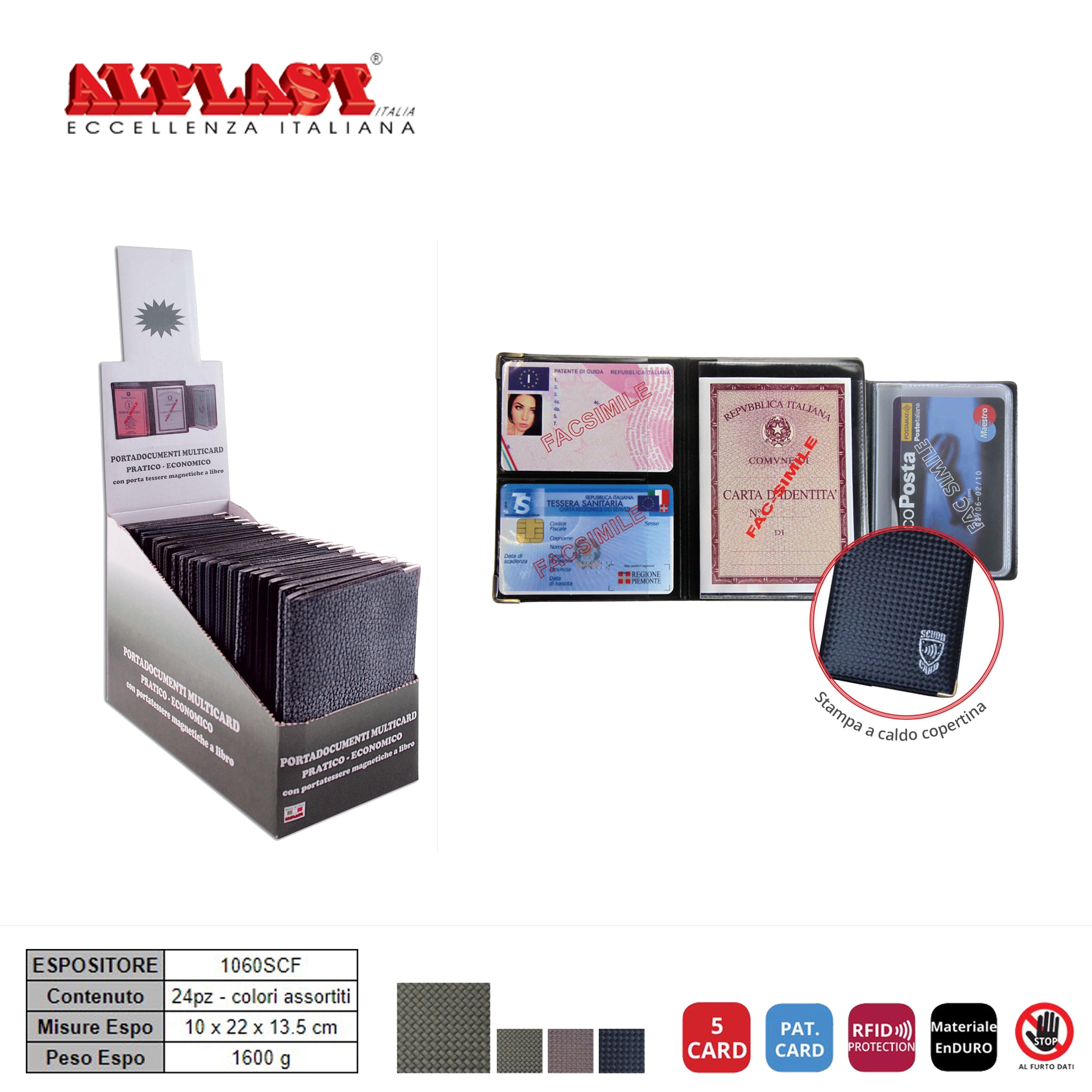 PORTA DOCUMENTI 24PZ ANTIFURTO SCUDO ALPLAST ART.1060SCF PZ1 - koseakasa