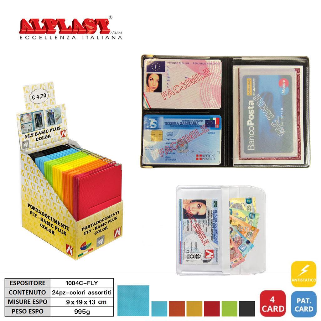 PORTA DOCUMENTI BANCONOTE 24PZ ALPLAST ART.1004C-FLY PZ1 - koseakasa
