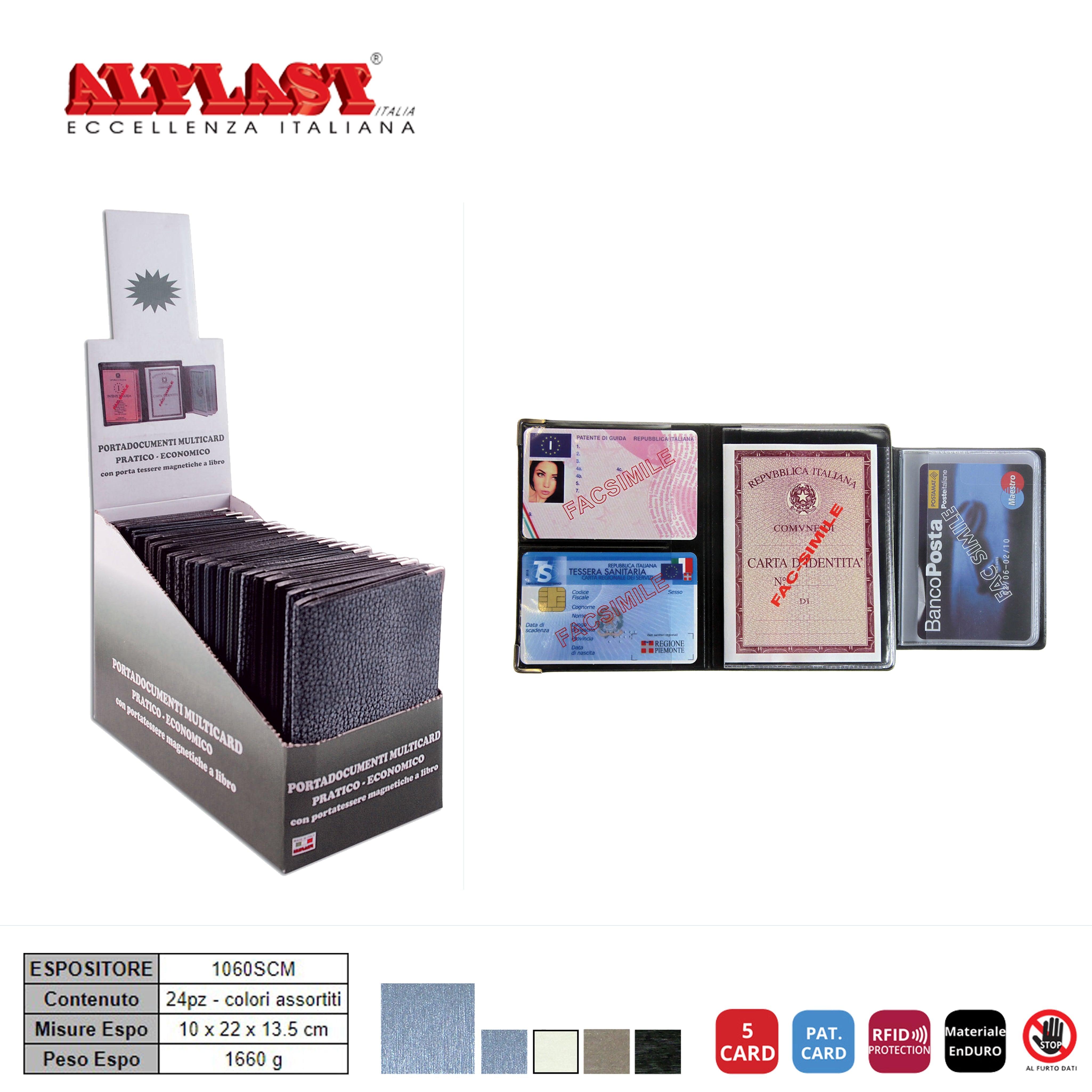 PORTA DOCUMENTI 24PZ ANTIFURTO SCUDO ALPLAST ART.1060SCM PZ1 - koseakasa