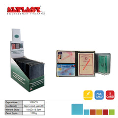 PORTA CARD 24PZ COLOR.PAST.ASS. ALPLAST ART.1060CS PZ1 - koseakasa