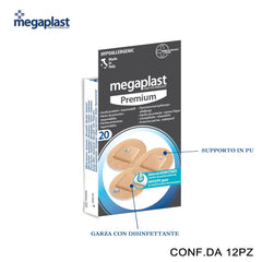 ART.112455 MEGAPLAST PREMIUM ML 20 COROTTI PREMIUM 2.5X2.5CM IMPERMEABILI CONF.20 12PZ - koseakasa