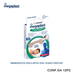 ART.112462 MEGAPLAST EASY BREATH ML 10 CEROTTI NASALI CONF.10 12PZ - koseakasa