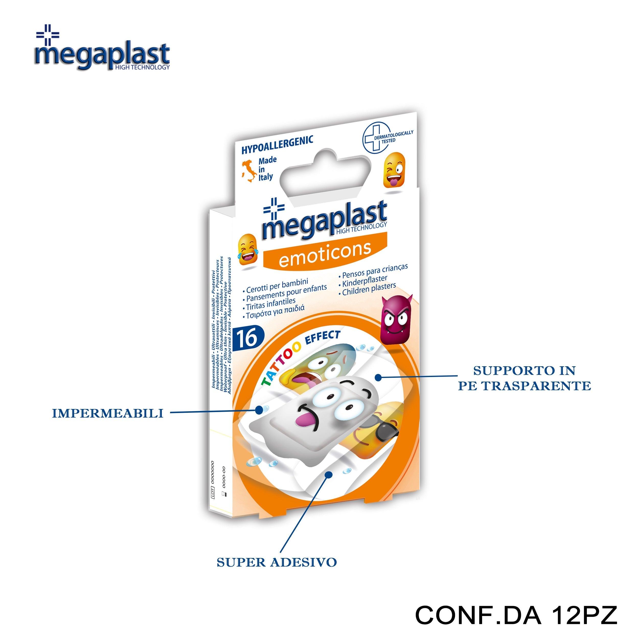 ART.112479 MEGAPLAST EMOTICONS CONF.16 12PZ - koseakasa