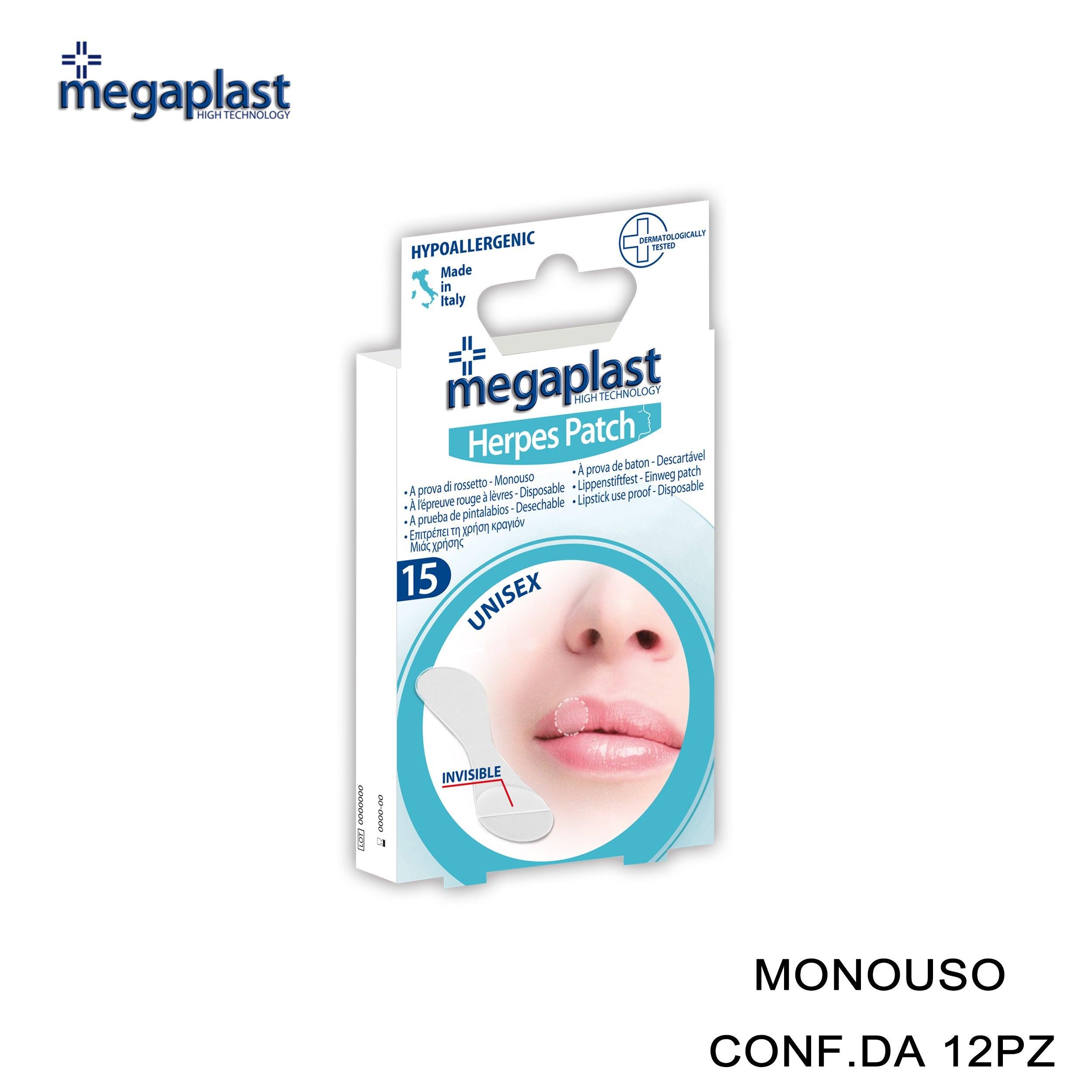 ART.112684 MEGAPLAST HERPES PATCH CEROTTI HERPES CONF.15 12PZ - koseakasa