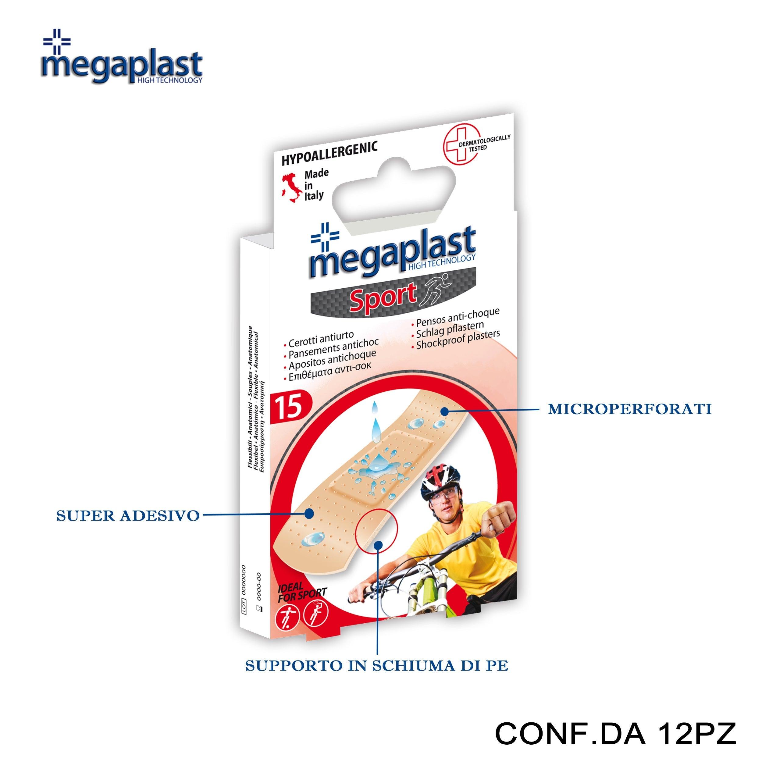 ART.112851 MEGAPLAST SPORT ML 15 CEROTTI FOAM CONF.15 12PZ - koseakasa