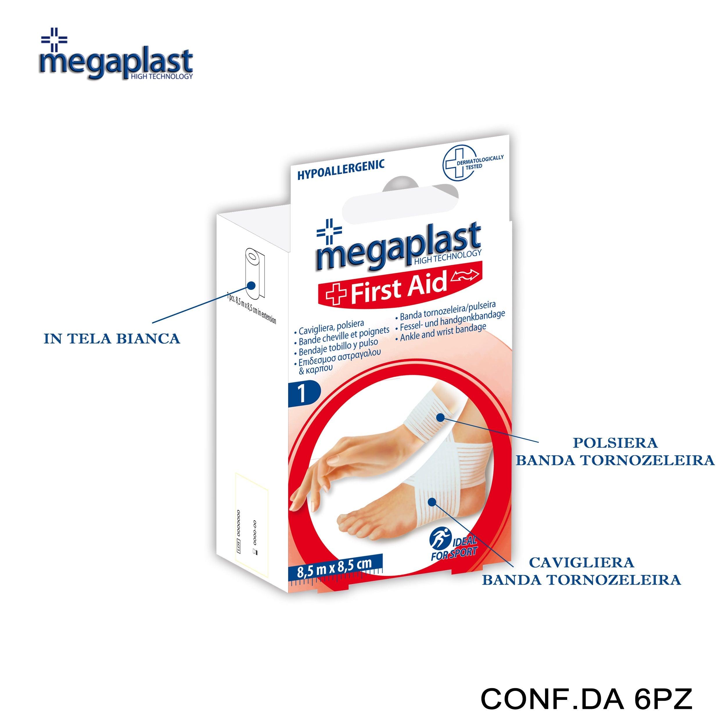 ART.164218 MEGAPLAST FIRST AID 1 BENDDA SPORT CAVIGLIA CONF.1 6PZ - koseakasa