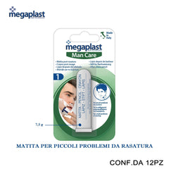 ART.166151 MEGAPLAST MAN CARE 1 MATITA EMOSTATICA BL1 12PZ - koseakasa