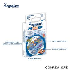 ART.182229 MEGAPLAST OCEAN ML 20 CEROTTI OCEAN FUN CONF.20 12PZ - koseakasa