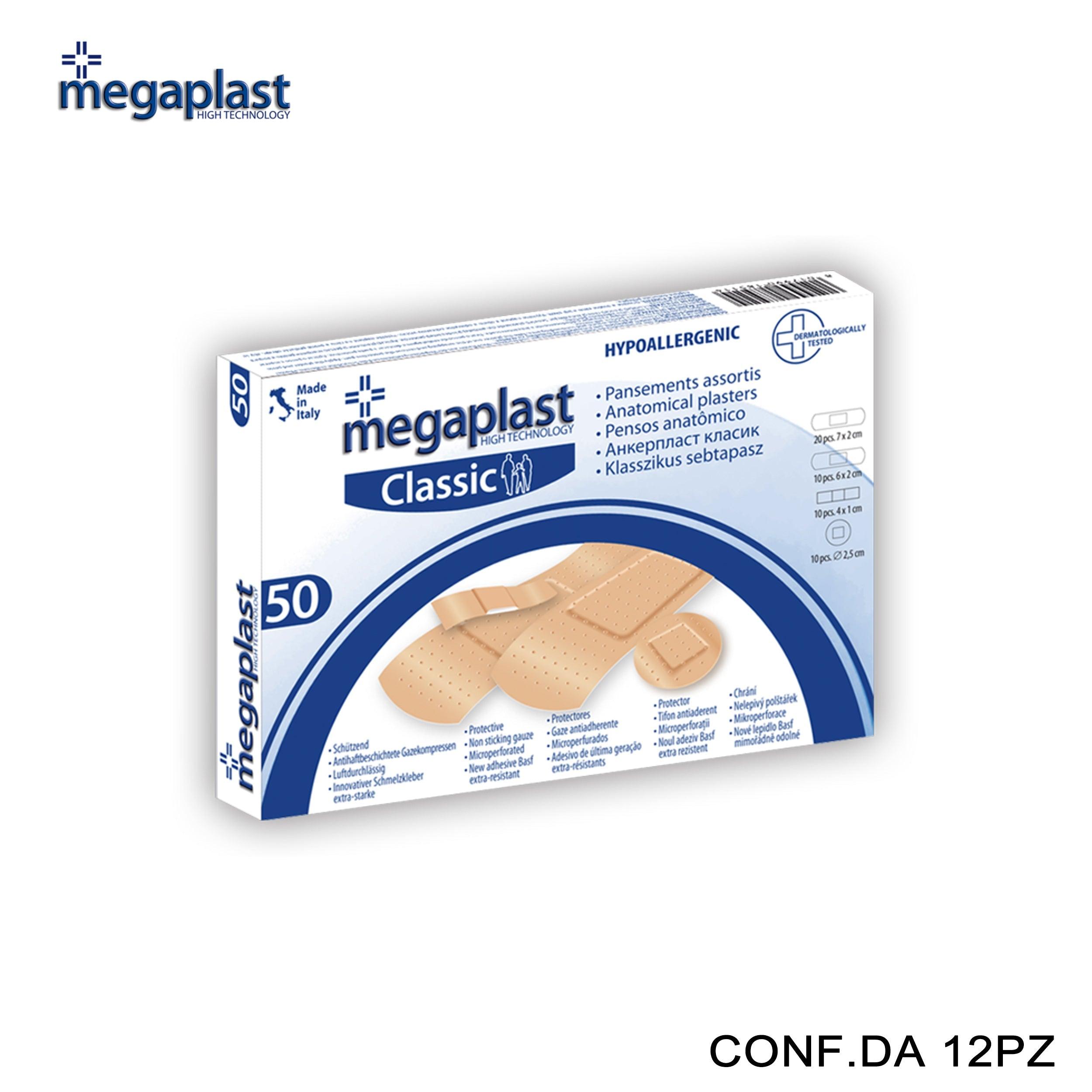 ART.185114 MEGAPLAST CLASSIC MULTILNGUE 50 ASSORTITO CONF.50 12PZ - koseakasa