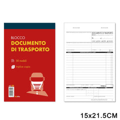 DDT 50FG x 3COPIE DOC. TRASPORTO F.TO 15x23 ART.908 PZ1 - koseakasa