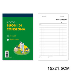 BUONI CONSEGNA 50FG x 2COPIE F.TO 15x23 ART.925 PZ1 - koseakasa