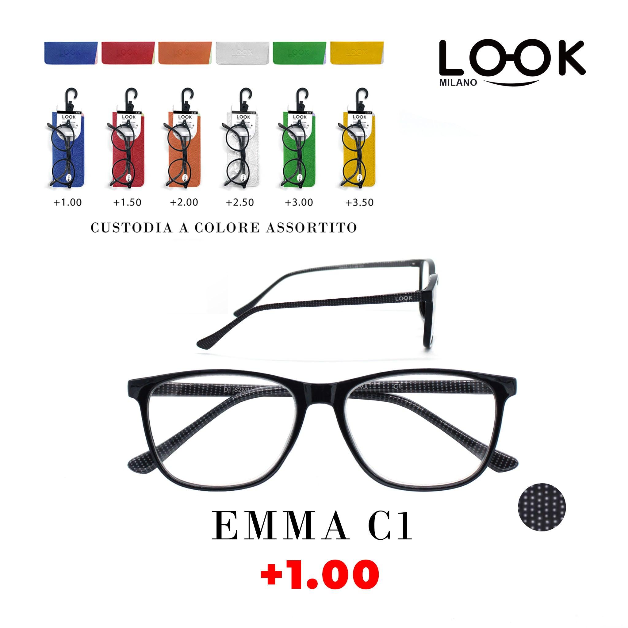 LOOK OCCHIALI EMMA C1 +1.00 - koseakasa