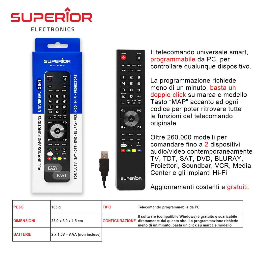 2 IN 1 PROGRAMMABILE FREEDOM TELECOMANDO ART.SUPTUB002 SUPERIOR BL1 - koseakasa