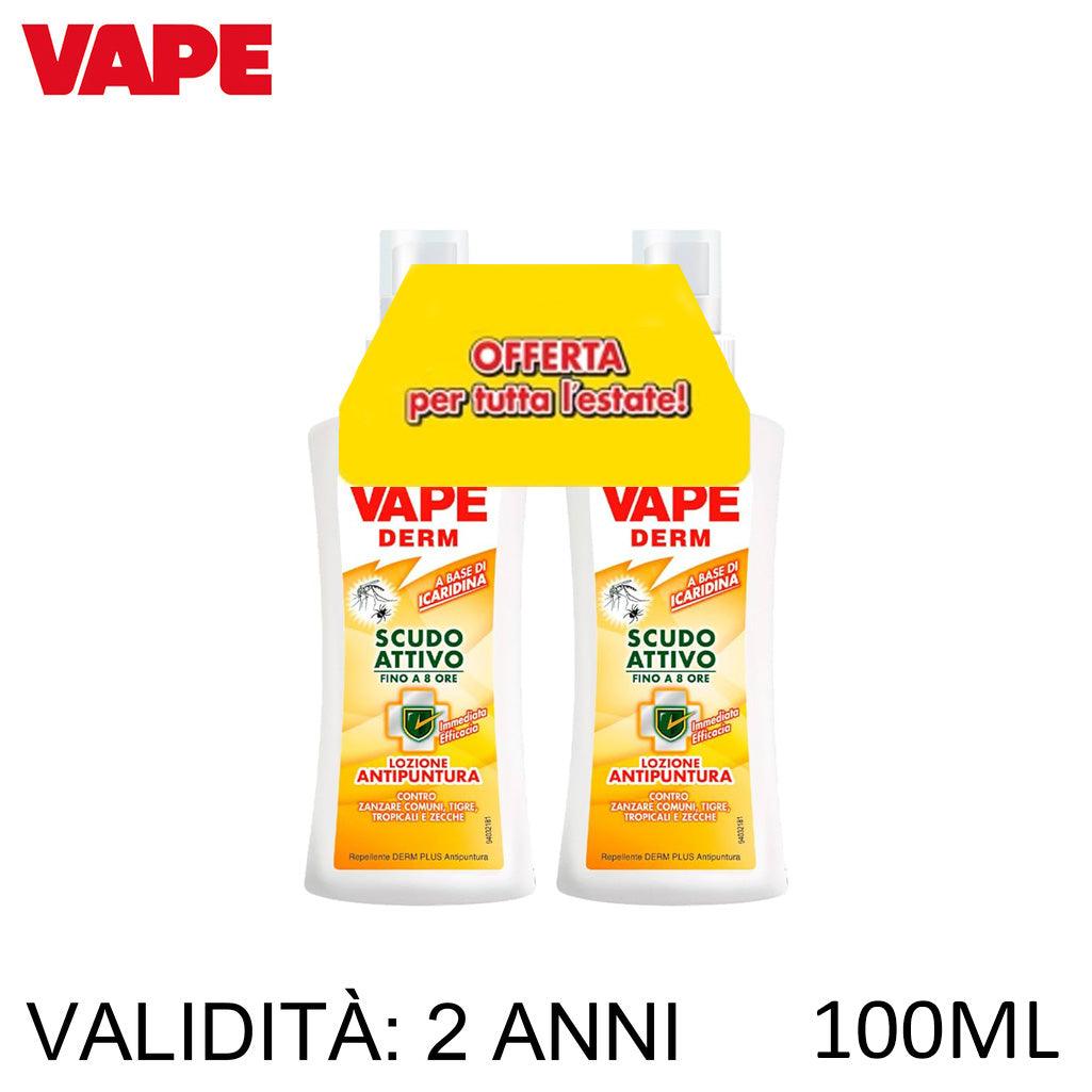 VAPE DERM SCUDO ATTIVO LOZIONE 100ML BIPACCO ART.GA2045800 6PZ - koseakasa