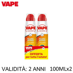 VAPE DERM SCUDOATTI SPRAY BIPAC 100MLX2 ART.GA2028400 6PZ - koseakasa