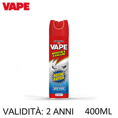 VAPE MOSCHE E ZANZARE AEROSOL 400ML ART.GA2016400 24PZ - koseakasa