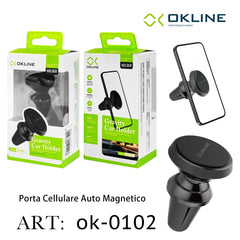 ART.OK-0102 OKLINE GRAVITY SUPPORTO MAGNETICO DEL TELEFONO AUTOMOBILE NERO - koseakasa