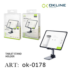 ART.OK-0178 OKLINE SUPPORTO PER TABLET PIEGHEVOLE NERO - koseakasa