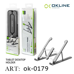 ART.OK-0179 OKLINE SUPPORTO DA TAVOLO PER TABLET CON ANGOLAZIONE REGOLABILE - koseakasa