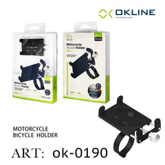 ART.OK-0190 OKLINE SUPPORTO DEL TELEFONO MOTOCICLO E BICICLETTA NERO - koseakasa