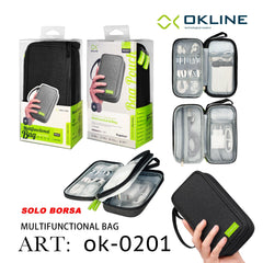 ART.OK-0201 OKLINE BORSA MULTIFUNZIONALE CON MANIGLIA NERO - koseakasa
