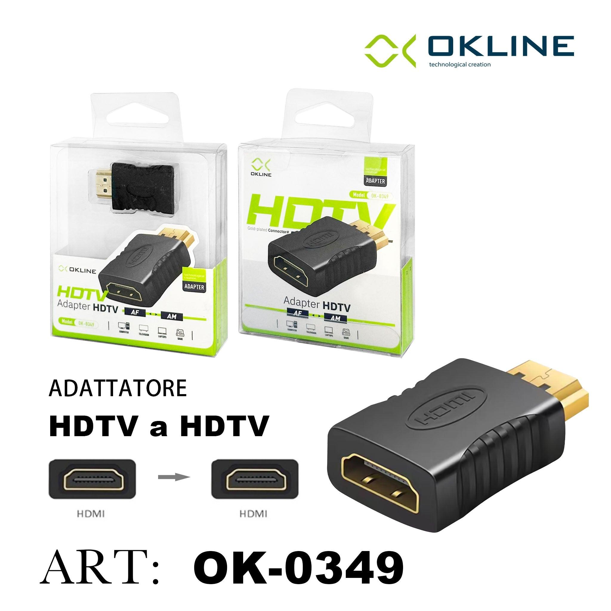 ART.OK-0349 OKLINE ADATTATORE HDTV AF/AM NERO - koseakasa