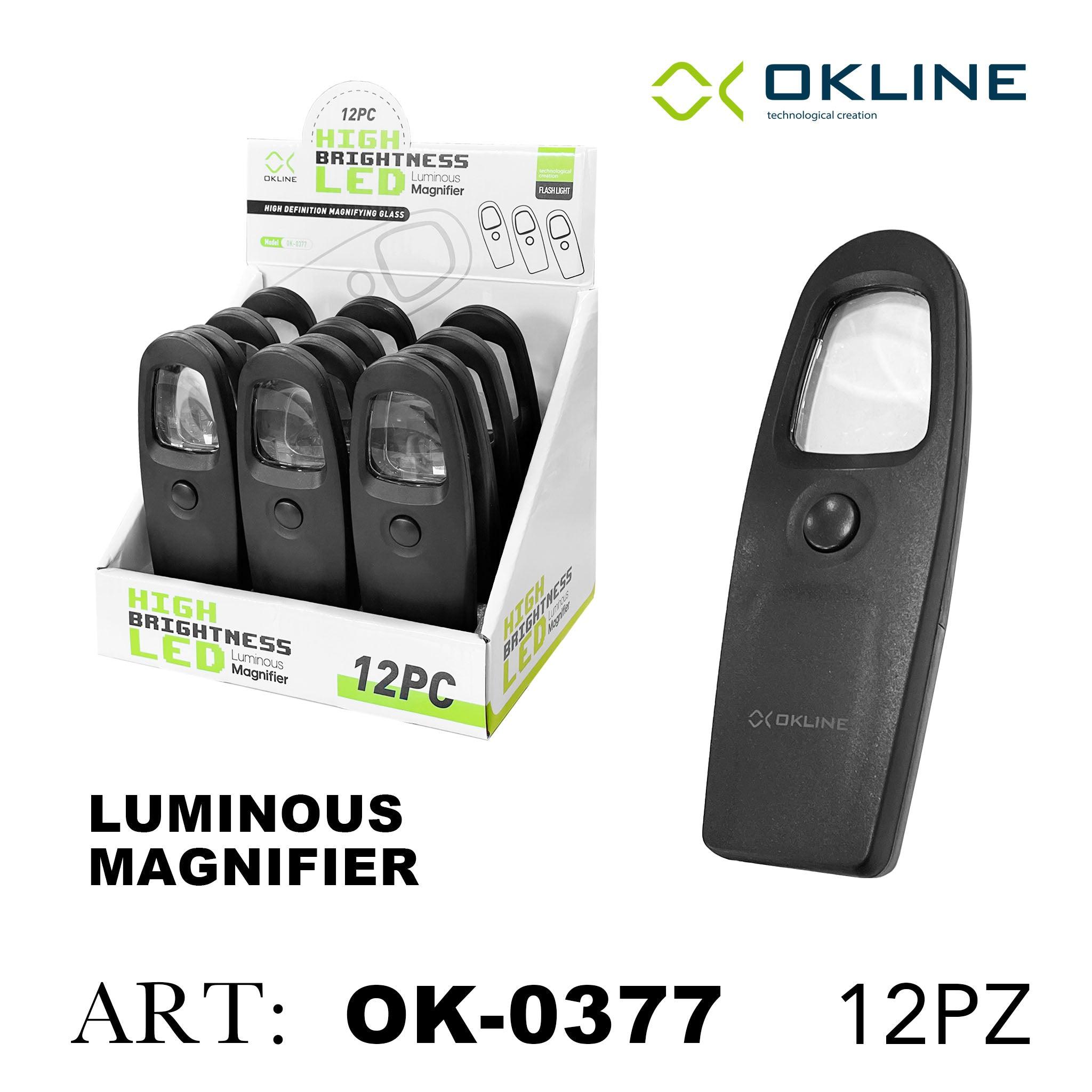 ART.OK-0377 OKLINE LED LENTE TORCIA PORTATILE MULTIFUNZIONE - koseakasa