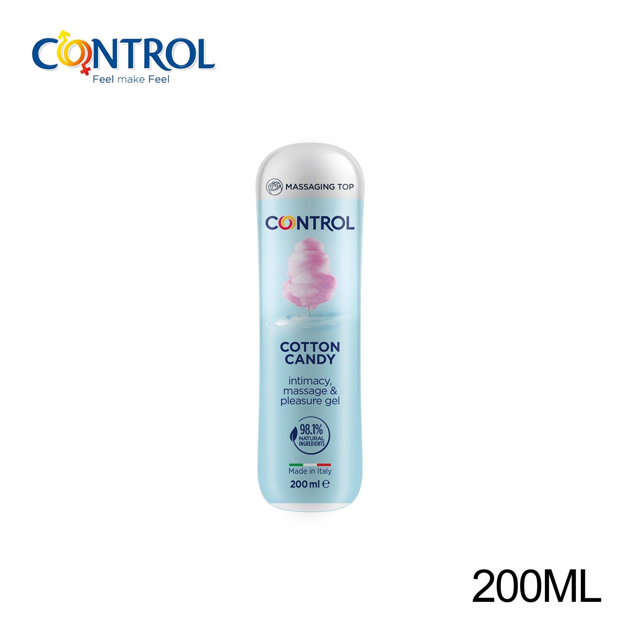 CONTROL COTTON CANDY MASSAGE GEL 200ML 6PZ - koseakasa