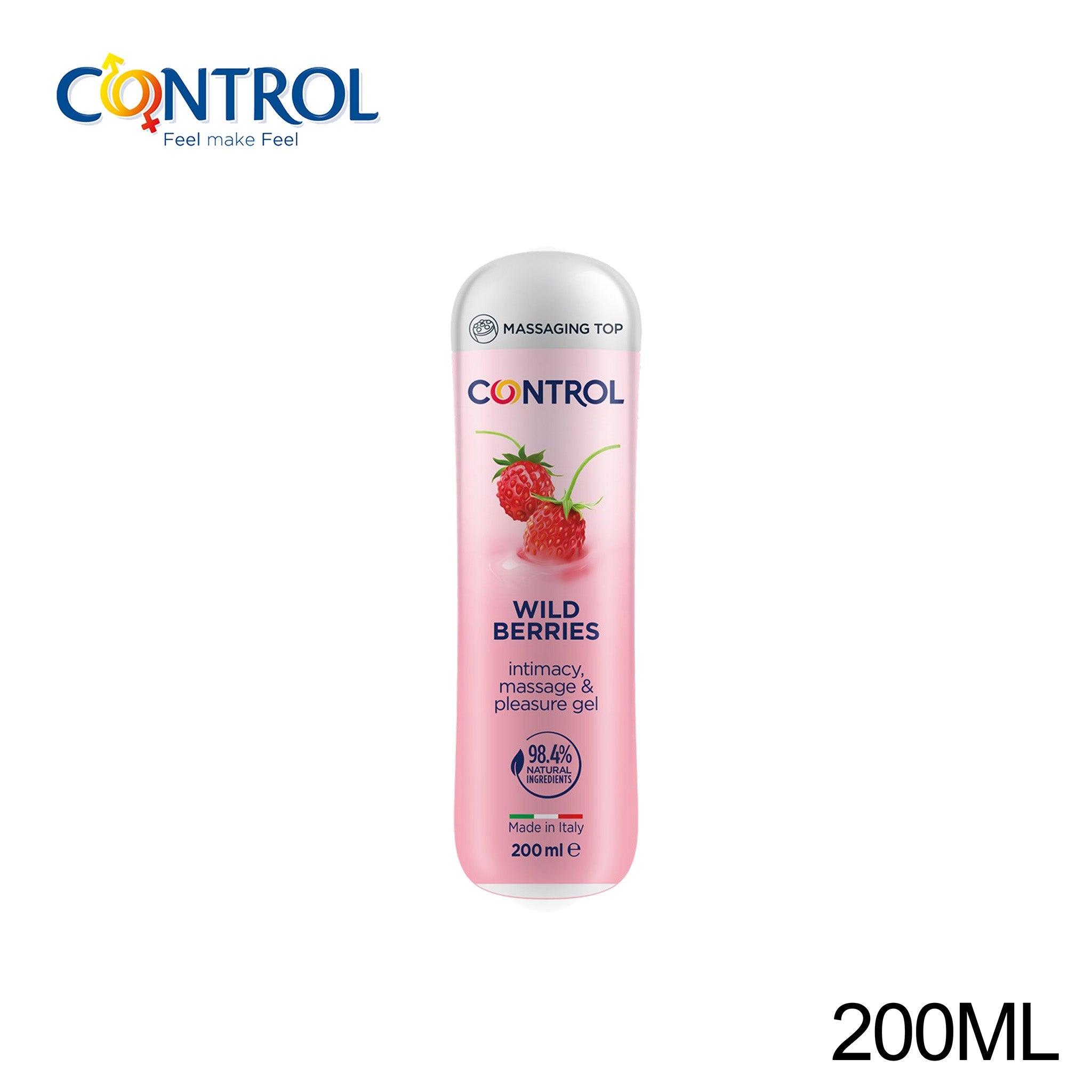 CONTROL WILD BERRIES MASSAGE GEL 200ML 6PZ - koseakasa