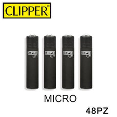 CLIPPER MICRO ACCENDINO BLACK SOFT 48PZ - koseakasa