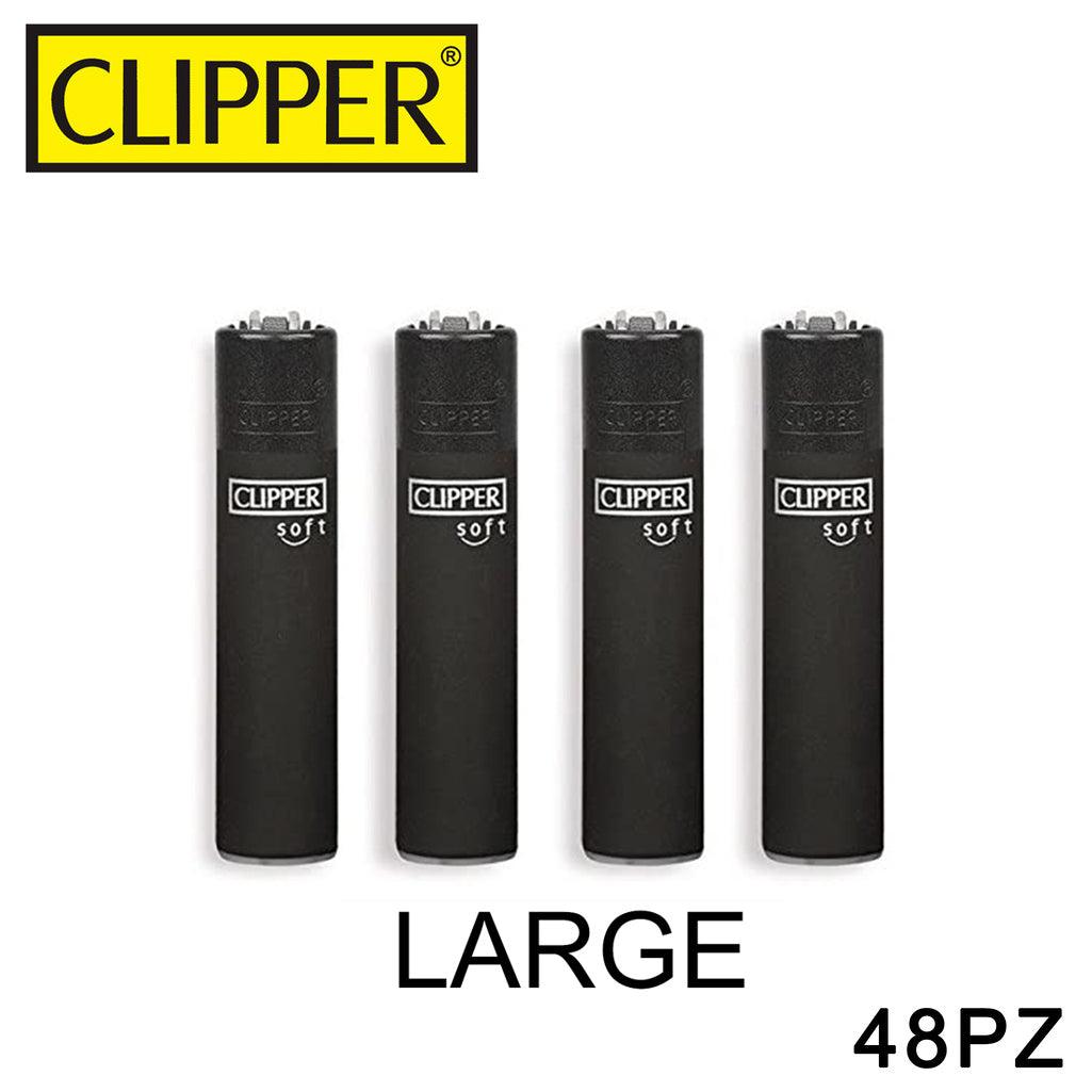 CLIPPER ACCENDINI LARGE BLACK SOFT 48PZ - koseakasa