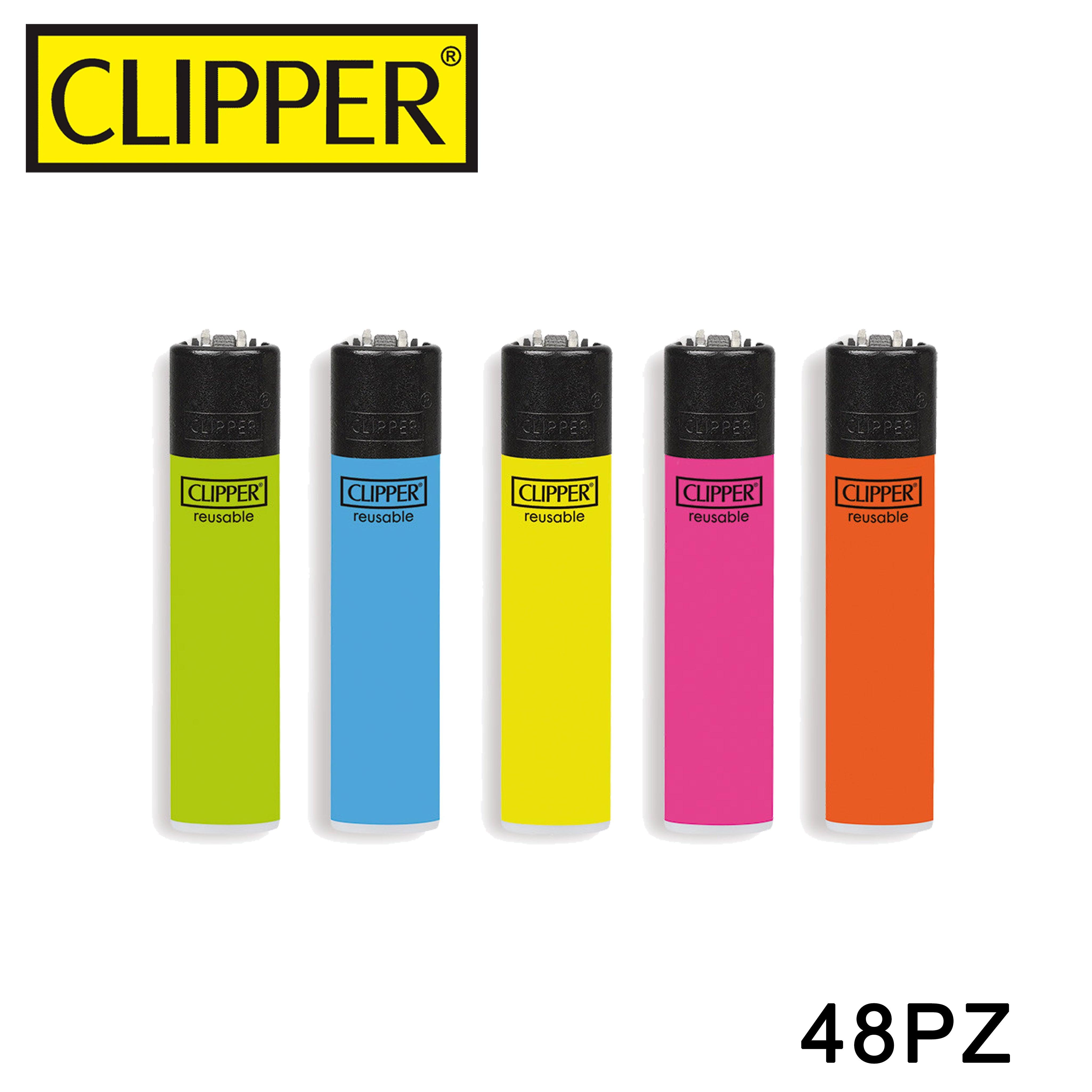 ART.CL1A104ITH CLIPPER LARGE FLUO BRANDED 48PZ - koseakasa