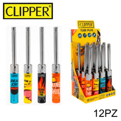 CLIPPER TUBE PLUS ACCENDIGAS GRILL TIME2 12PZ - koseakasa