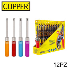 CLIPPER TUBE PLUS ACCENDIGAS CRYSTAL BLISTER 12PZ - koseakasa