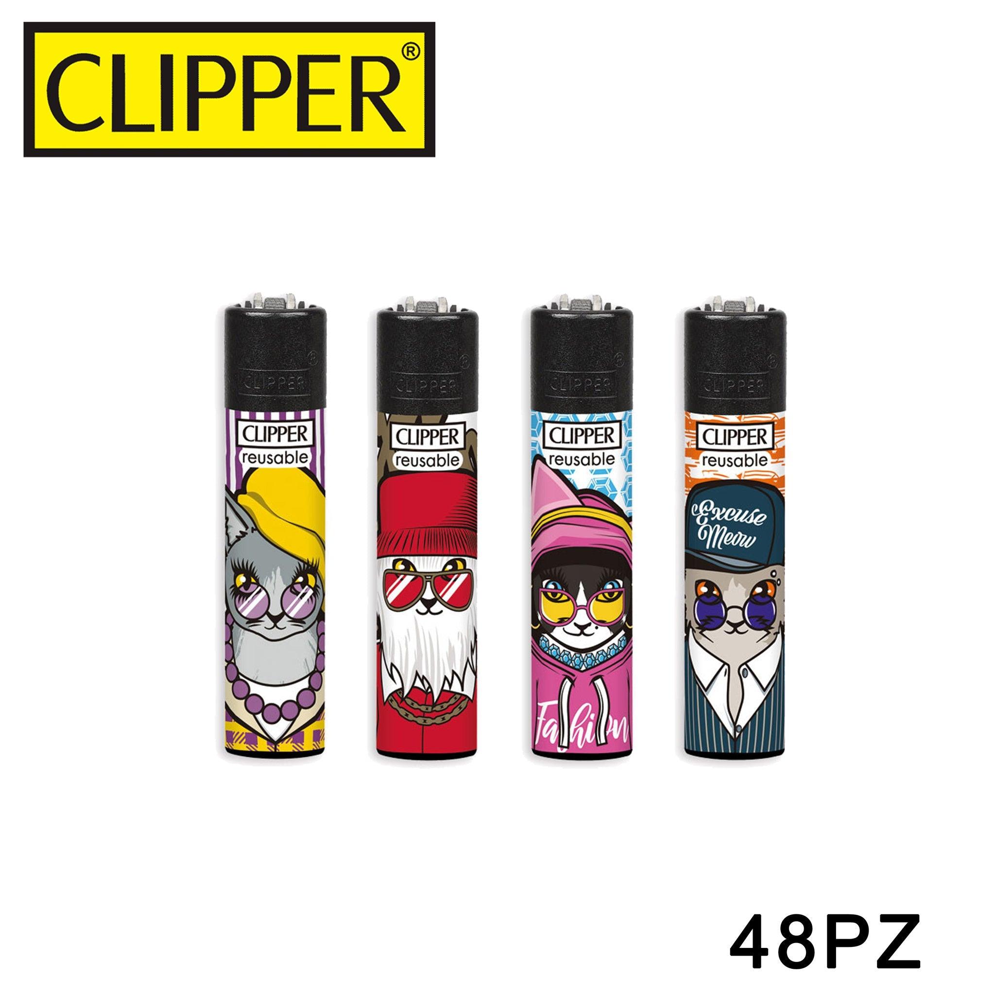 CLIPPER ACCENDINO LARGE EXCUSE MEOW BW A 48PZ - koseakasa