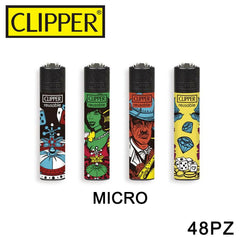 CLIPPER MICRO ACCENDINO VEGAS NIGHT BW 48PZ - koseakasa