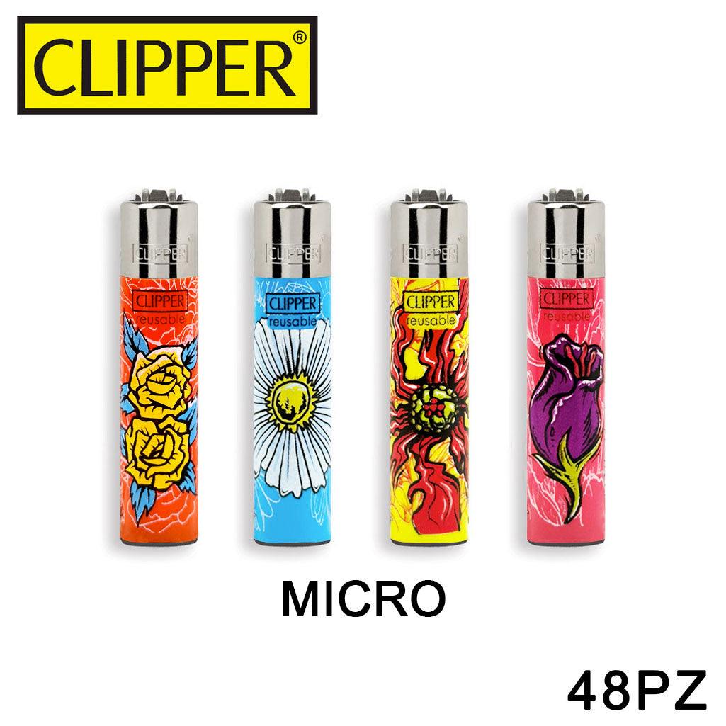 CLIPPER MICRO ACCENDINO ABSTRACT PLANTS 48PZ - koseakasa
