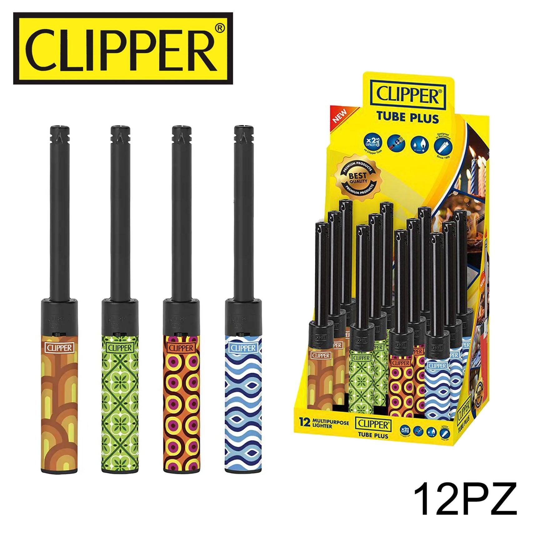CLIPPER TUBE PLUS ACCENDIGAS POP ART 12PZ - koseakasa