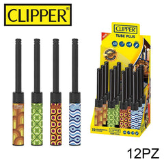 CLIPPER TUBE PLUS ACCENDIGAS POP ART 12PZ - koseakasa